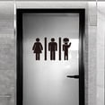 thumbnail image 1 of Letreros Decorativos para Baños para Hombre y Mujer - Letreros para Baños Modernos para Hombre y Mujer - Letreros para Puertas de Baños - Letreros para Baños Profesionales - Señalización para Baños JAMW Sencillez, 1 of 5