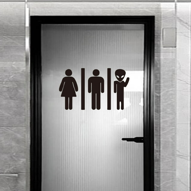 Letreros Decorativos para Baños para Hombre y Mujer - Letreros para Baños Modernos para Hombre y Mujer - Letreros para Puertas de Baños - Letreros para Baños Profesionales - Señalización para Baños JAMW Sencillez