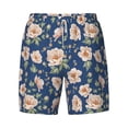thumbnail image 4 of Lsque Mens Swim Trunks Flower Pattern - Bathing Suit Compression Liner - Beach Swim Shorts Swimwear - (S-3XL) - Stretch Quick Dry -3X-Large, 4 of 9