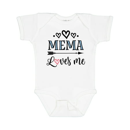 

Inktastic My Meme Loves Me Girls Gift Baby Girl Bodysuit