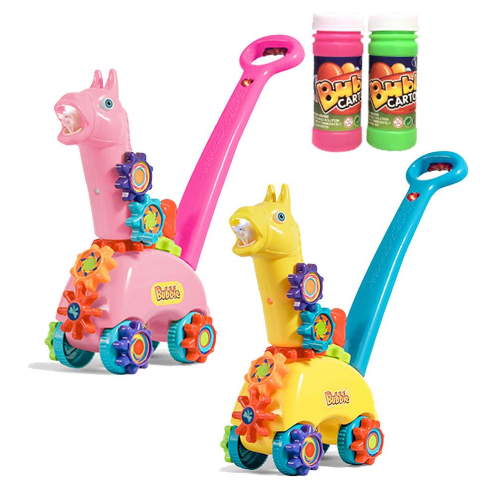 Bubble Machine for Toddlers, Music & Light Bubble Mower, AntiLeak