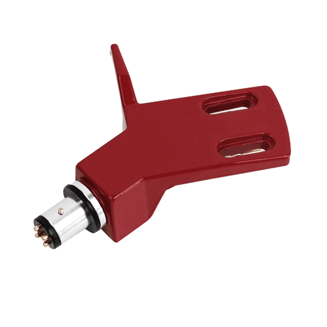 Turntable Headshell Aluminium Alloy Headshell Record Turntable Needle Replacement Phono Stylus Cartridges Rack Red