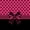 A Black Hotpink, variant on Manfei Pink Girly Bow Blackout Curtains,Retro Victorian Damask Window Curtains Pack of 2 (38x45 Each)