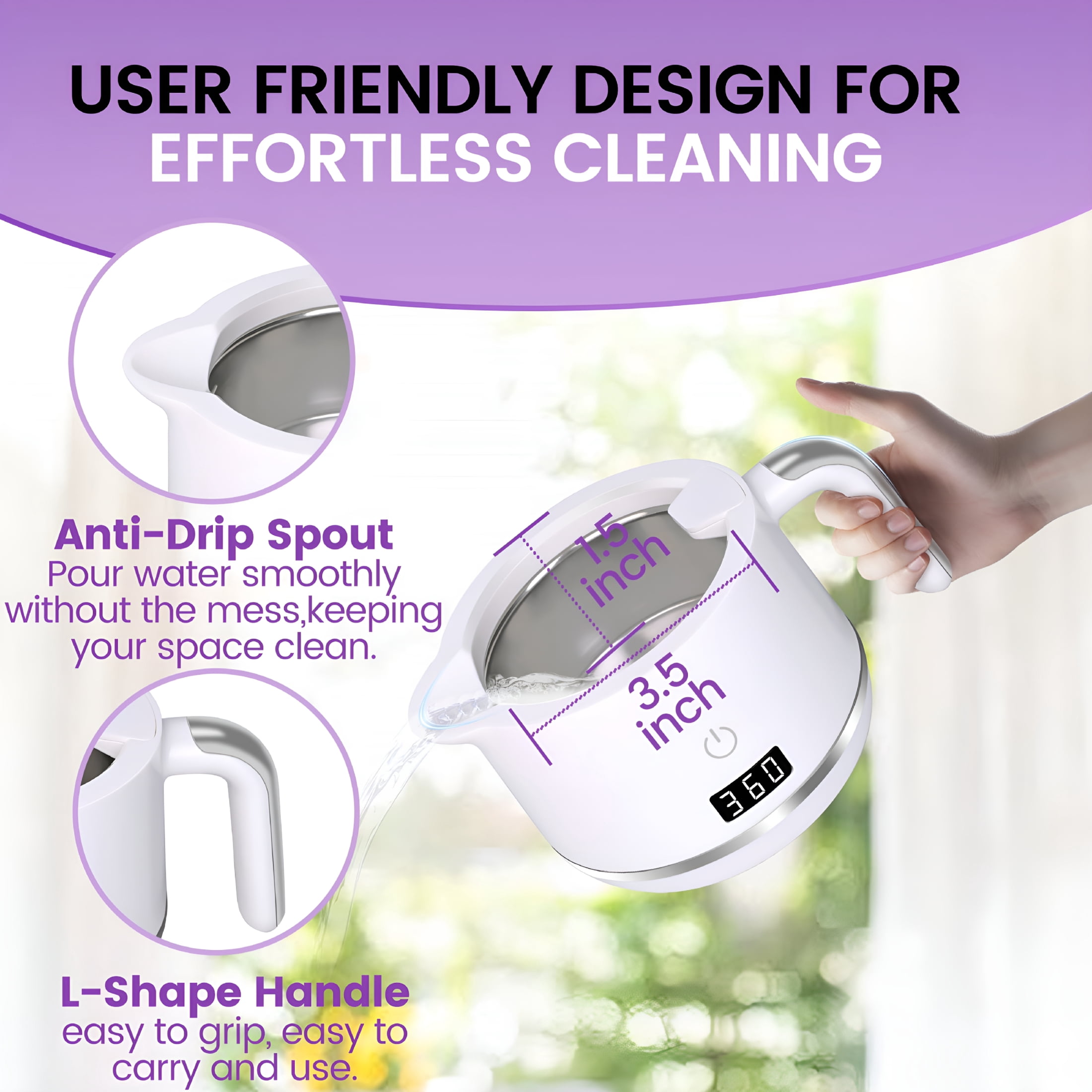 CURYMAY Ultrasonic Cleaner for Dentures,Retainers,Aligners,Portable Dental and Jewelry Cleaner with Ultrasonic