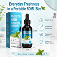 thumbnail image 2 of Gum Restore Drops, Advanced Oral Hygiene Liquid for Teeth & Gum Support, Natural Mint Breath Freshener, Alcohol-Free Mouth Drops for Daily Oral Care, Soothing Formula, 2 Fl Oz, 2 of 8