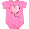 thumbnail image 3 of Inktastic Pink Balloon Heart Boys or Girls Baby Bodysuit, 3 of 5