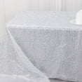 thumbnail image 5 of BalsaCircle 90x156 in Silver Metallic Tinsel Polyester Rectangle Tablecloth Party Events Decorations Supplies, 5 of 8
