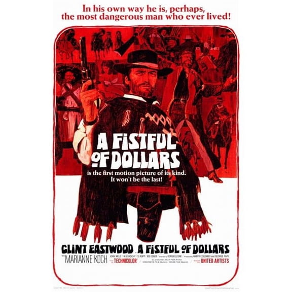 A Fistful of Dollars Movie Poster (11 x 17)