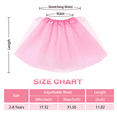 thumbnail image 4 of Zando 2Pcs Toddler Tutu Dress for Girls Layered Tulle Skirt Soft Princess Birthday Dresses Dance Halloween Costume 2-8T, 4 of 5