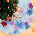 thumbnail image 5 of Coolnut Christmas Christmas Tree Skirt Home Decoration Large Round Christmas Tree Skirt for Holiday Party Home Christmas Day Ornaments,35.4", 5 of 6