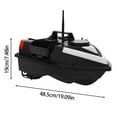 thumbnail image 2 of TFCFL Bait Boat with Depth Sounder and GPS Fishing Bait Boat RC Boat 3-Bait Boxes, 2 of 24