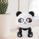 thumbnail image 5 of Figura De Panda Con Energía Solar, Riqueza De La Suerte Que Acoge Con La Escultura De Animales Con Asiento De Adornos Para El Automóvil De Escritorio, Panel De Recepción De, 5 of 7