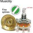 thumbnail image 3 of Pro Ensemble Chapeau Cloche Réflecteur 2 Volumes 2 Boutons de Ton pour Guitare Électrique USA les Paul SG, 3 of 5
