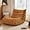 Orange, variant on 35.8'' X 41.3'' Armless Fireside Chair, Oversized Soft Sherpa Fabric Floor Lounge Sofa Couch, Comfy Single Lazy Sofa, Leisure Bean Bag Chair for Living Room, Bedroom, Office, Apartment