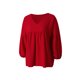thumbnail image 3 of Sunloudy - Camiseta de verano con cuello en V para mujer, casual, manga larga, color sólido, túnica holgada Sunloudy  moda, 3 of 10