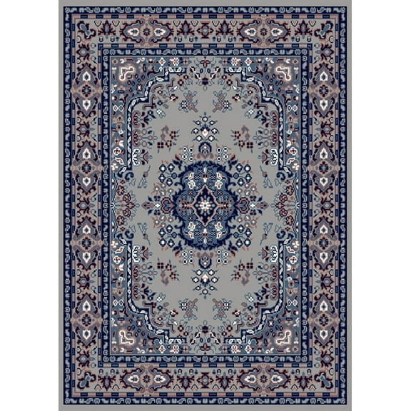 Traditional Area Rug Bordered Medallion Design Persian Oriental Rugs Carpet Runners