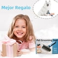 thumbnail image 3 of Cepillo 2 en 1 EDECOR Azul Deslanador para Perros y Gatos de Pelo Corto o Largo, 3 of 9