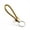 B06 Gold, variant on SagaSave Braided Leather Cord Metal Keychain for Car Keys House Keys Apartment Keys