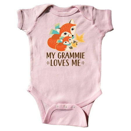 

Inktastic My Grammie Loves Me Fox Gift Gift Baby Boy or Baby Girl Bodysuit