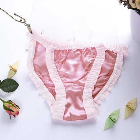 

Women Silk String Bikini Briefs Panties Sexy Underwear