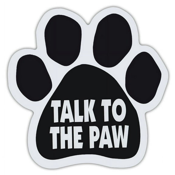 Dog Paw Shaped Magnets: Talk To The Paw (Funny) | Dogs, Gifts, Cars, Trucks