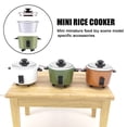 thumbnail image 7 of ACDANC Miniature Simulation Rice Cooker Mini Rice Cooker Cooker Model Kitchen Model Rice Cooker Small, 7 of 7