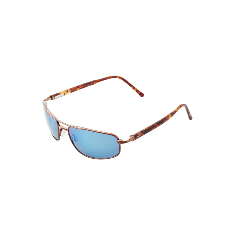 Walleva Ice Blue Polarized Replacement Lenses for Maui Jim Kahuna Sunglasses  