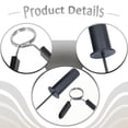 thumbnail image 4 of Almencla Weight Stack Pin Steel Gym Pin for Exercise Machine Cable Machine University 80mm length, 4 of 8