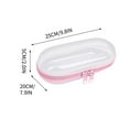 thumbnail image 2 of Caja de almacenamiento portátil con cremallera | Bolsa rígida plegable de PVC para ropa y bolígrafos | Estuche organizador multiusos | Ligero y duradero | Solución de almacenamiento en el armario, 2 of 3