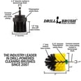thumbnail image 5 of 2 Inch Diameter Ultra Stiff Electric Power Brush Small Diameter Medium Bathroom Surface Brush by Drillbrush, 5 of 7