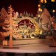 thumbnail image 3 of Adornos navideños YONGSHENG Casa de madera luminosa Luz LED, 3 of 4