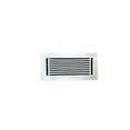 thumbnail image 3 of Floor Vent Cover / Register 4” x 10” with Damper – Outer Size 6” x 12”, 5mm Thick Decorative Cast Aluminum, Powder Coated, Repaintable – Modern Linear Design VR109 for Floors, Walls & Ceilings, 3 of 9