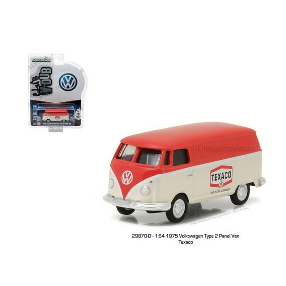 GREENLIGHT 1:64 CLUB V-DUB SERIES 5 - 1975 VOLKSWAGEN TYPE 2 PANEL VAN TEXACO DIECAST TOY CAR 29870-D