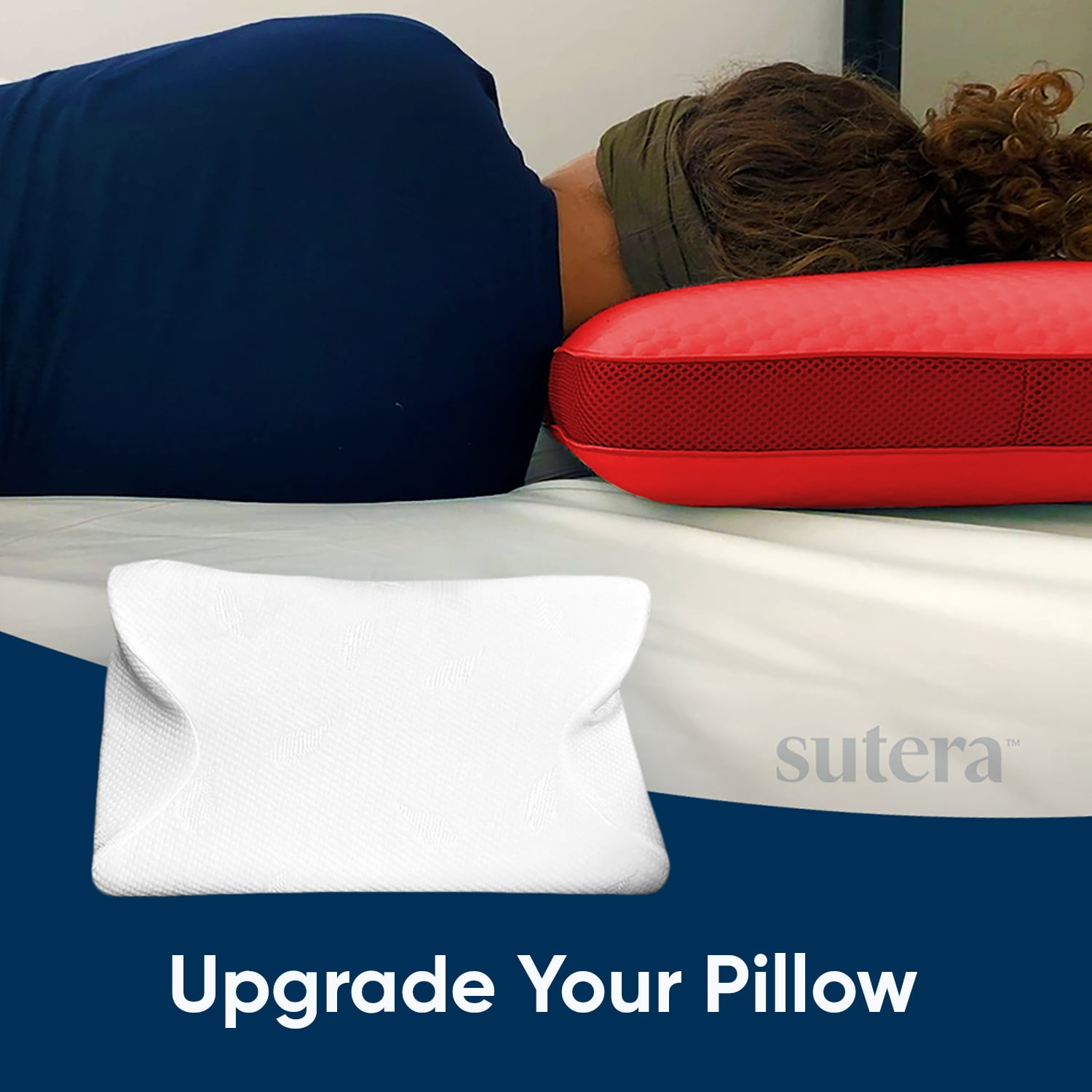 Sutera Dream Deep Pillow Orthopedic Contour Ergonomic Cervical Neck