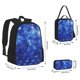 thumbnail image 2 of Disketp Blurred Star Snow Christmas Mochila Estampada de Gran Capacidad con Lonchera y Estuche, Set de 3 Piezas para Estudiantes, 2 of 7