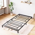 thumbnail image 6 of IdealHouse 6 Inch Twin Size Bed Frames Heavy Duty Metal Platform Bed with Under Bed Storage, Sturdy Steel Slat Support, No Box Spring Needed, Easy Assembly, Black, 6 of 6
