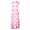 thumbnail image 4 of Fankiway Robe Longue Sans Manches à Col en V Imprimée Mode Printemps/été pour Femmes Robes de Plage Grande Taille pour Femmes, 4 of 5