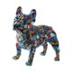 thumbnail image 2 of Estatua francesa, estatua de animal, estante, decoración, artesanía de resina, escultura artística de grafiti para Estilo C, 2 of 9