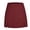 Wine, variant on Elvqul Womens Pencil Skirt Mini Skirts Summer Black Side Splits Elastic Waist Short Skirts for Ladies