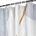 thumbnail image 3 of Blue Boho Abstract and Plant Pattern Shower Curtain 72"x84" ,Bathroom Decorative Shower Curtains Set with 12 Hooks,Modern Waterproof Washable Shower Curtain, 3 of 6