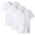 thumbnail image 2 of Polo Ralph Lauren Mens 3PK Classic V-Neck Tees T Shirt XL White, 2 of 2