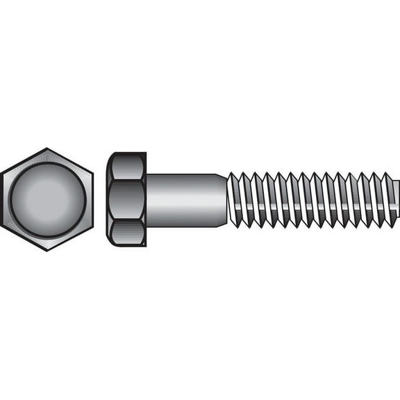 Hillman 7/16" Zinc Plated Steel Hex Bolt