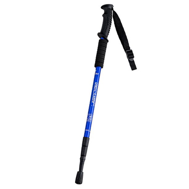 Herramienta telescópica de 3 secciones de aleación de aluminio para bastón de trekking (mango recto) azul Ndcxsfigh Para Estrenar