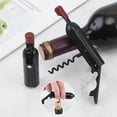 thumbnail image 1 of Abridor de Vino Portátil BuyWeek Negro Multifuncional, 1 of 12