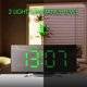 thumbnail image 2 of Reloj despertador digital Harupink con LED curvo, electrónico, digital, de escritorio, para dormitorio y mesa., 2 of 6