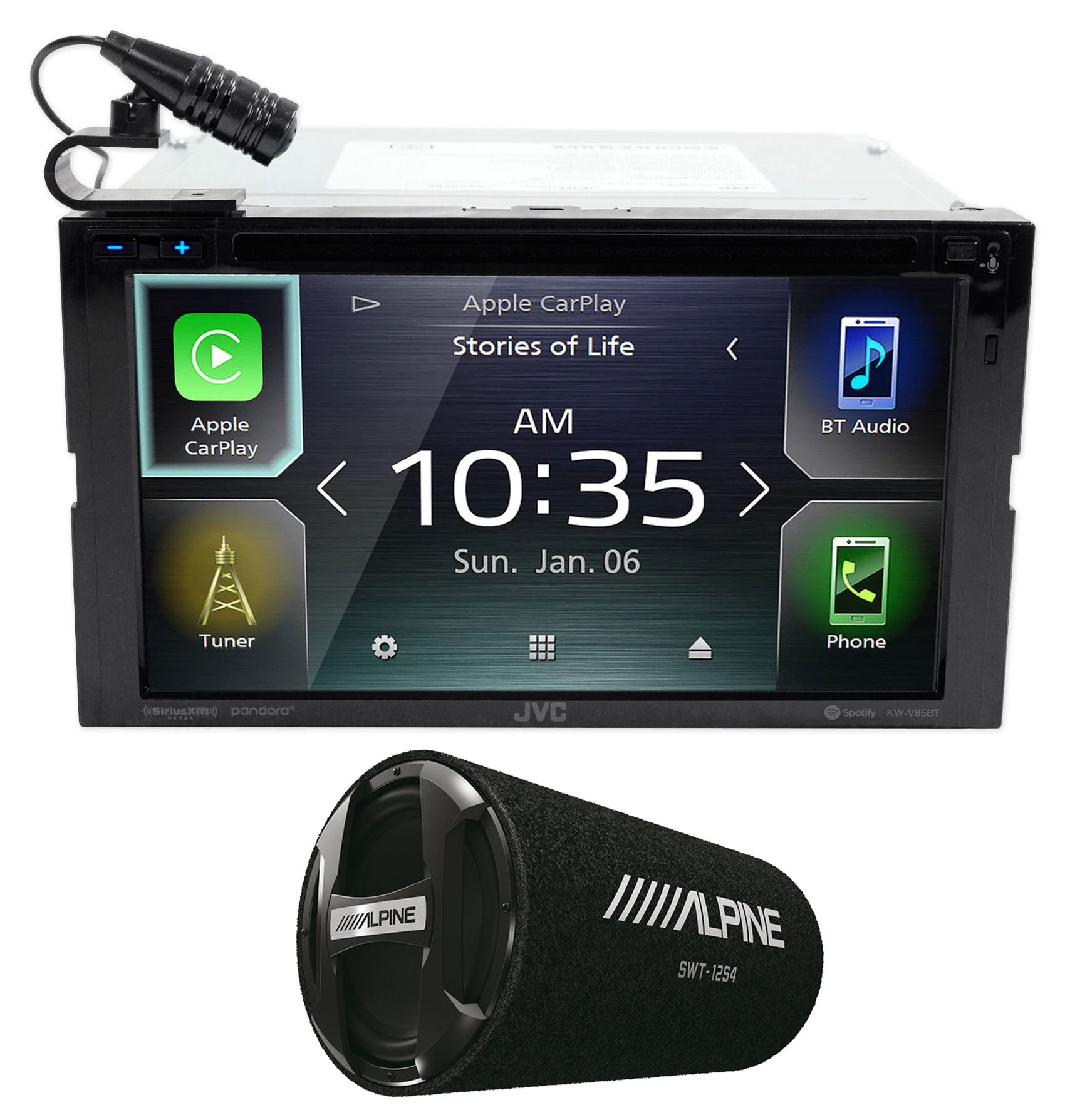 subwoofer alpine swt 1254