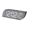 thumbnail image 4 of Reloj despertador LED Macarena para dormitorio Brillo ajustable 20,9x6,8 cm, 4 of 8