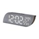 thumbnail image 4 of Reloj despertador digital Reloj de noche Modo de repetición Pantalla de temperatura de 12/24 h para Numeros blancos, 4 of 9