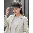 thumbnail image 4 of YooGuoGuo Women's Newsboy Cap Retro Plaid Octagonal Hat Outdoor Sun Hats Casual Cap Painter Hat for Women Paperboy Beret Caps, 4 of 7