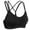comfy Black bra for women, variant on ATOYSOY Women's Sports Bra Everyday Bra Camisoles Breathable Push Up Teens Comfort Bra Workout Underwear Yoga Running Activewear Spaghetti Strp Wireless Khaki L